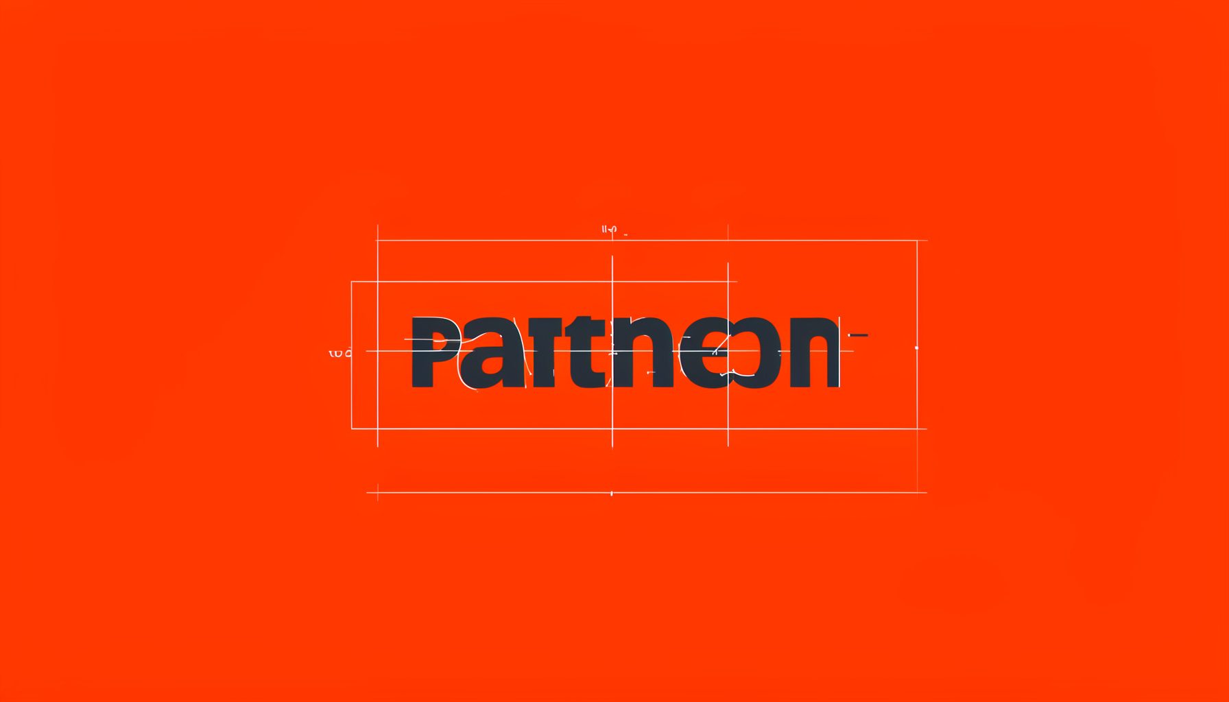 Partner brand logo placeholder in dark charcoal, simple wordmark style
